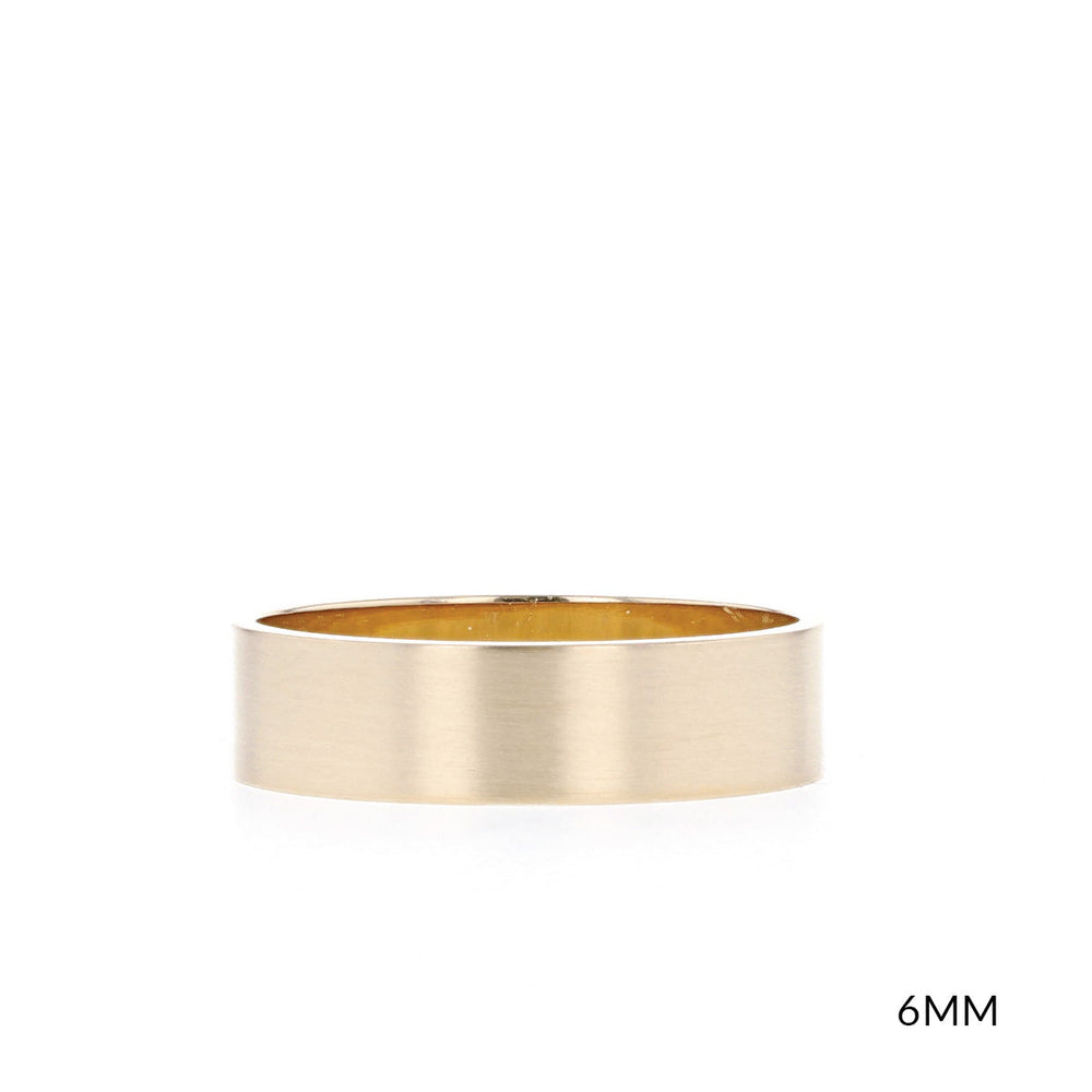 
                  
                    Satin-Finish Classic Yellow Gold Men's Band 1
                  
                