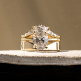 0.34 TCW Round,Tapered Baguette and Pear Multi Stones Lab Grown Diamond Wedding Band