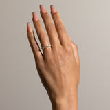 0.57 TCW Round Half Eternity Lab Grown Diamond Wedding Band