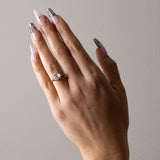 1.64 CT Pear East-West Lab Grown Diamond Engagement Ring