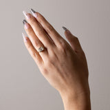 2.3 CT Emerald East-West Lab Grown Diamond Engagement Ring