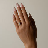 1.53 CT Pear Three Stone Lab Grown Diamond Engagement Ring