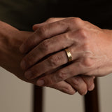 Textured Mens Wedding Band