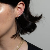 0.2 CT Round Lab Grown Diamond Huggies Earrings