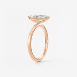 Marquise Solitaire Lab Grown Diamond Engagement Ring