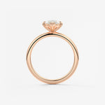 Marquise Solitaire Lab Grown Diamond Engagement Ring