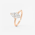 Marquise Solitaire Lab Grown Diamond Engagement Ring