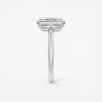 Radiant Bezel Lab Grown Diamond Engagement Ring