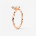 Oval Solitaire Lab Grown Diamond Engagement Ring