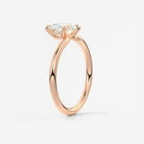 Oval Solitaire Lab Grown Diamond Engagement Ring