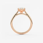 Marquise Cathedral Lab Grown Diamond Engagement Ring