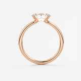 Oval Solitaire Lab Grown Diamond Engagement Ring