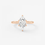 Marquise Cathedral Lab Grown Diamond Engagement Ring