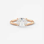 Oval Solitaire Lab Grown Diamond Engagement Ring