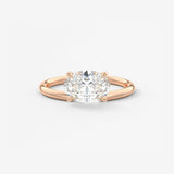 Oval Solitaire Lab Grown Diamond Engagement Ring
