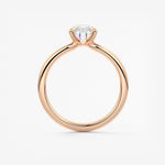 Pear Solitaire Lab Grown Diamond Engagement Ring