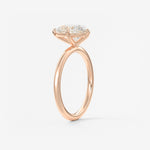 Pear Solitaire Lab Grown Diamond Engagement Ring