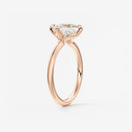 Princess East West Lab Grown Diamond Engagement Ring