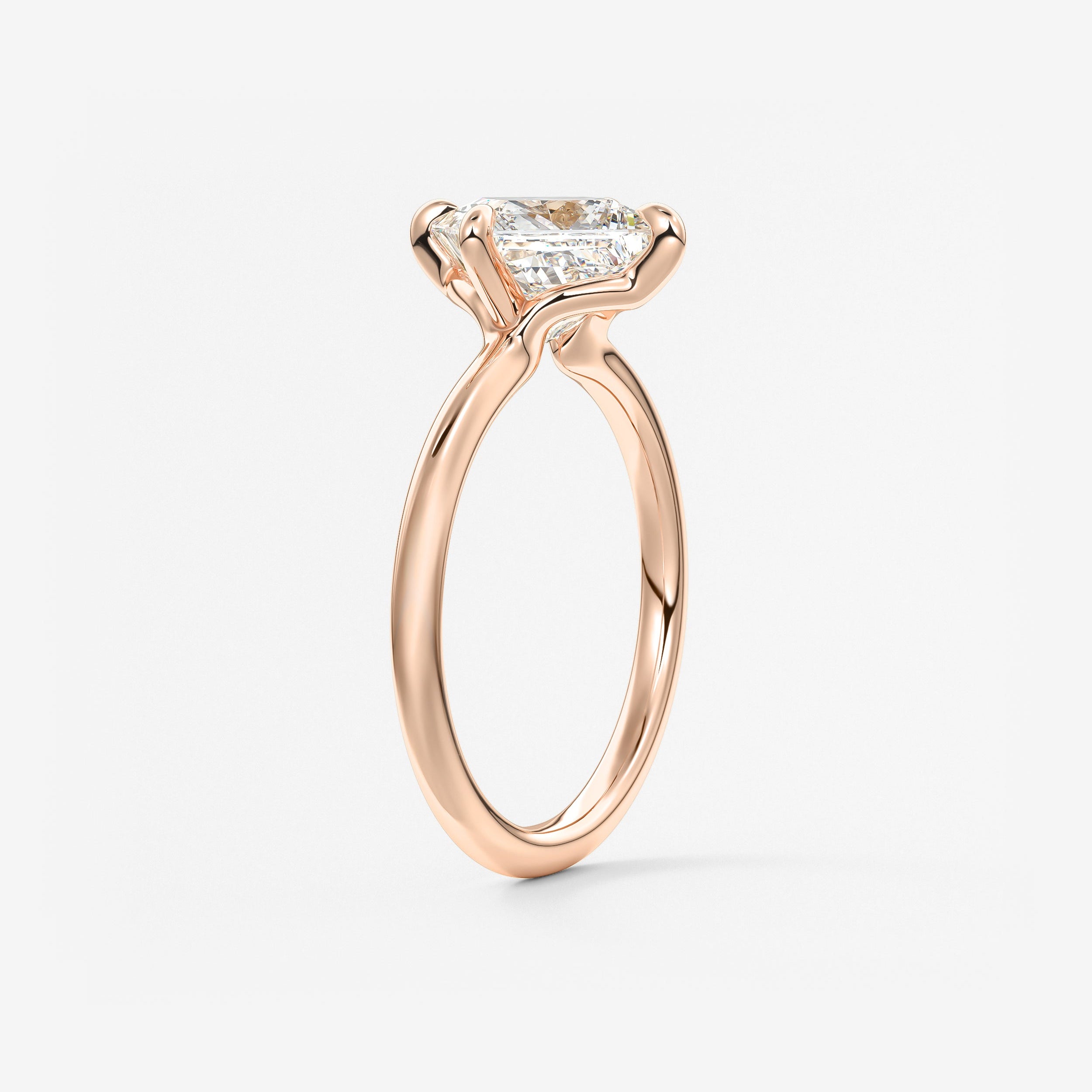 Princess East West Lab Grown Diamond Engagement Ring