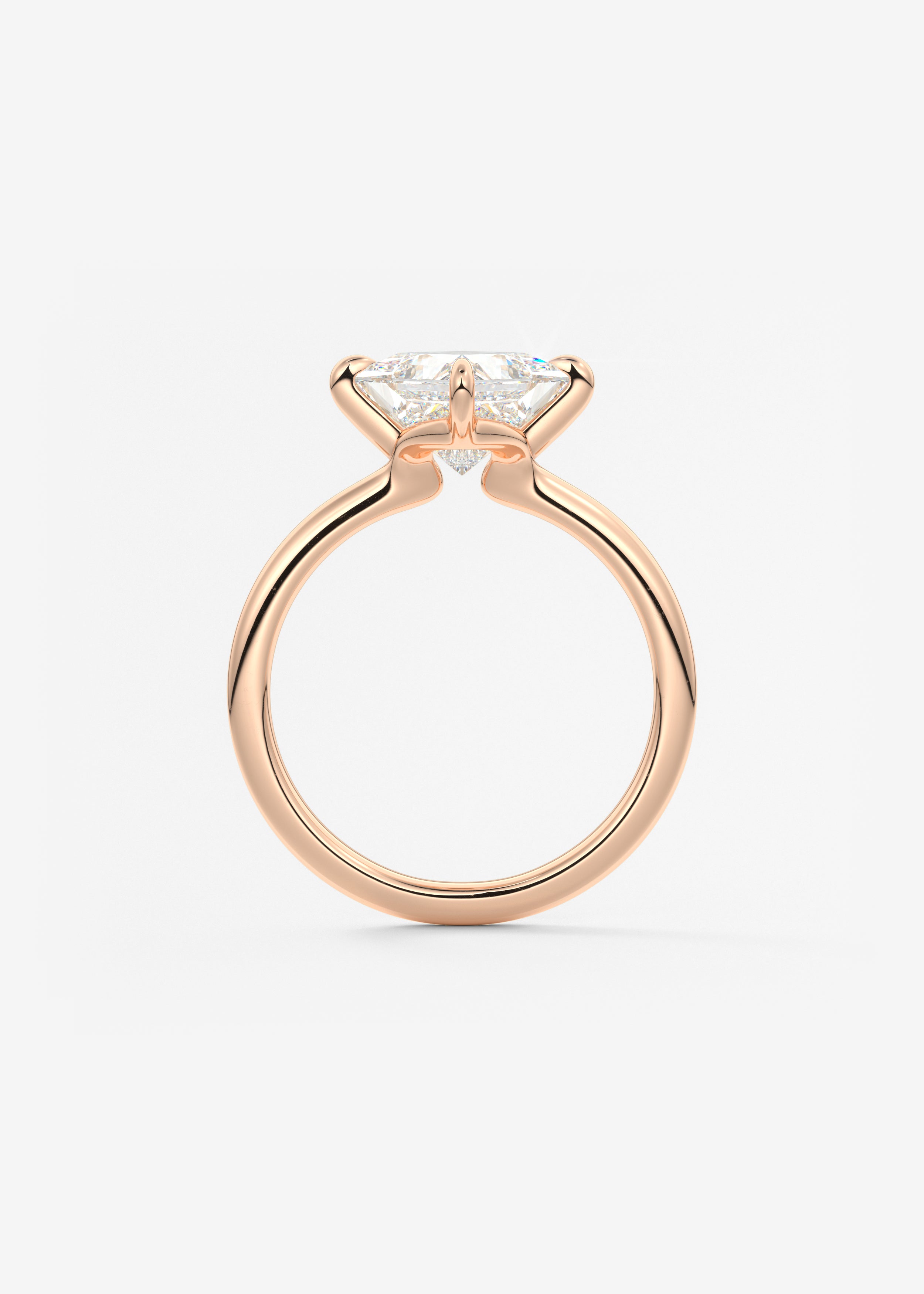 Princess East West Lab Grown Diamond Engagement Ring