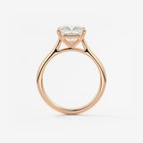 Princess Cathedral Lab Grown Diamond Engagement Ring
