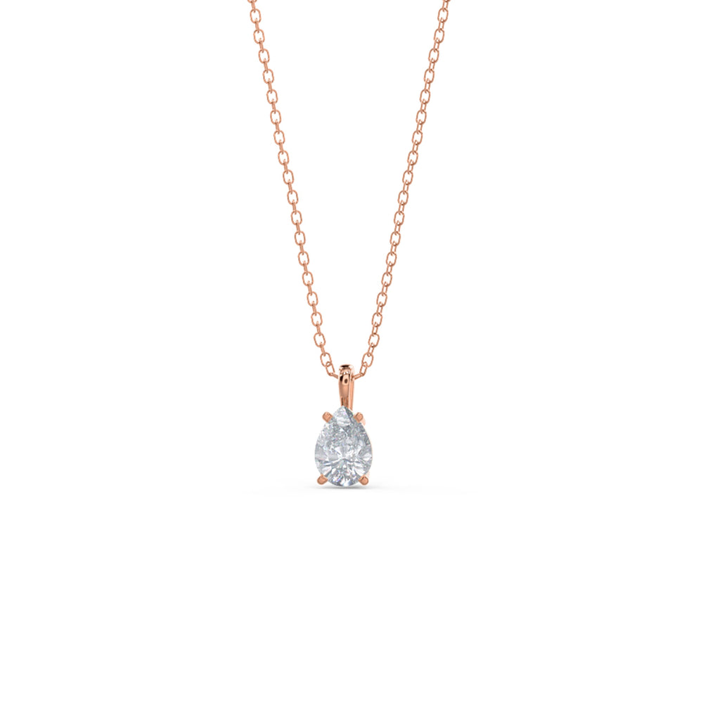 
                  
                    0.50 CT Classic Pear Cut Moissanite Necklace With Solitaire Style
                  
                