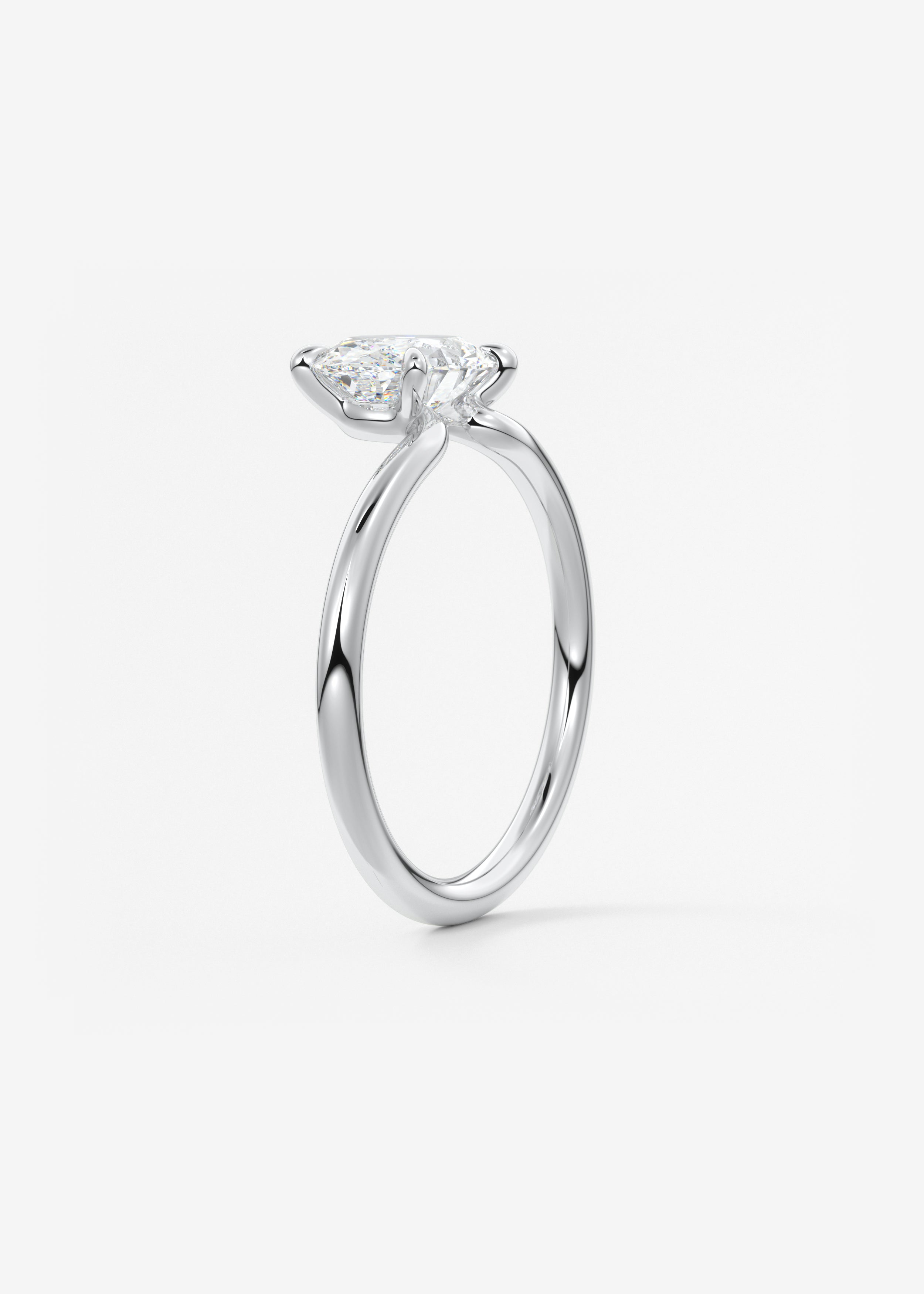 Oval Solitaire Lab Grown Diamond Engagement Ring