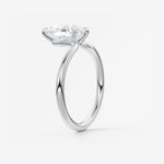 Pear Solitaire Lab Grown Diamond Engagement Ring