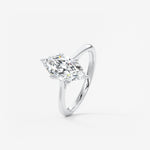Marquise Cathedral Lab Grown Diamond Engagement Ring