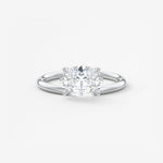 Oval Solitaire Lab Grown Diamond Engagement Ring