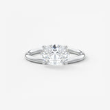 Oval Solitaire Lab Grown Diamond Engagement Ring