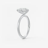 Pear Solitaire Lab Grown Diamond Engagement Ring
