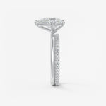 Pear Solitaire Lab Grown Diamond Engagement Ring