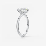 Princess East West Lab Grown Diamond Engagement Ring