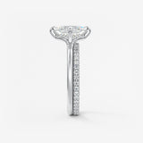 Princess East West Lab Grown Diamond Engagement Ring