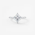 Princess East West Lab Grown Diamond Engagement Ring