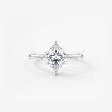 Princess East West Lab Grown Diamond Engagement Ring