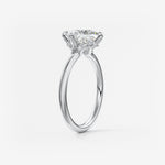 Princess East West Lab Grown Diamond Engagement Ring
