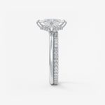 Princess East West Lab Grown Diamond Engagement Ring