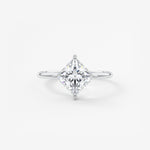 Princess East West Lab Grown Diamond Engagement Ring