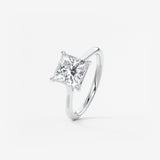 Princess Cathedral Lab Grown Diamond Engagement Ring
