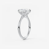 Princess Cathedral Lab Grown Diamond Engagement Ring