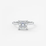 Princess Cathedral Lab Grown Diamond Engagement Ring