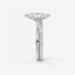 Marquise Cathedral Lab Grown Diamond Engagement Ring