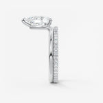 Pear Solitaire Lab Grown Diamond Engagement Ring