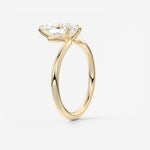 Pear Solitaire Lab Grown Diamond Engagement Ring