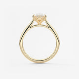 Marquise Cathedral Lab Grown Diamond Engagement Ring
