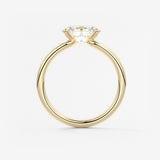 Oval Solitaire Lab Grown Diamond Engagement Ring