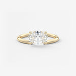 Oval Solitaire Lab Grown Diamond Engagement Ring