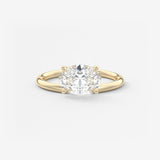 Oval Solitaire Lab Grown Diamond Engagement Ring